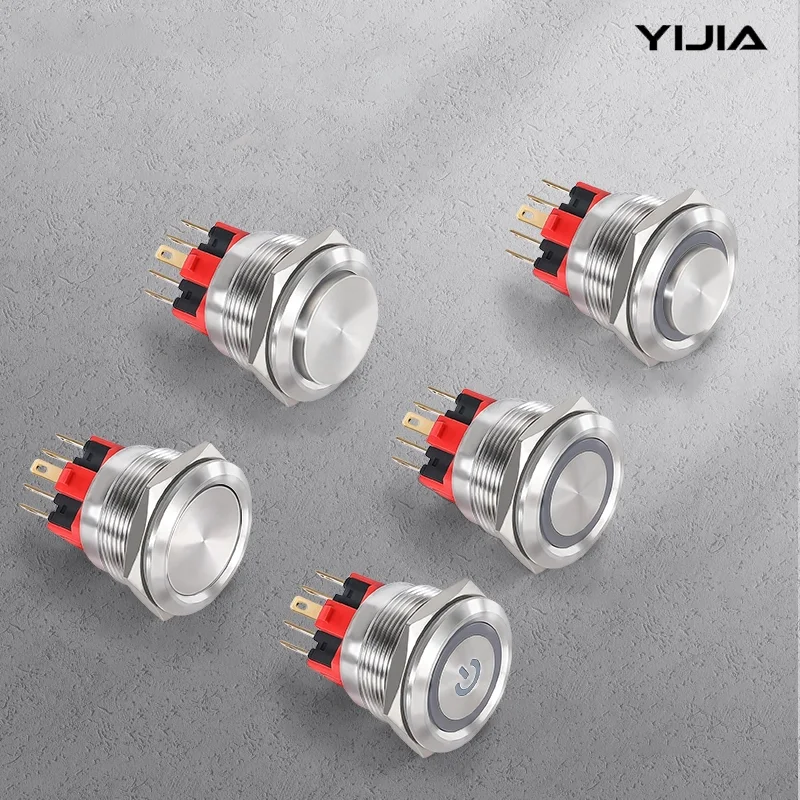 16-mm-2-NO-Drucktastenschalter